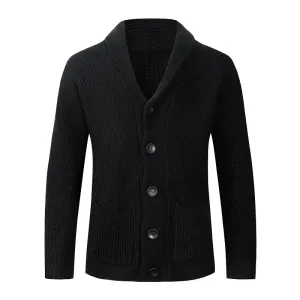 Shawl Collar Men's Cardigan