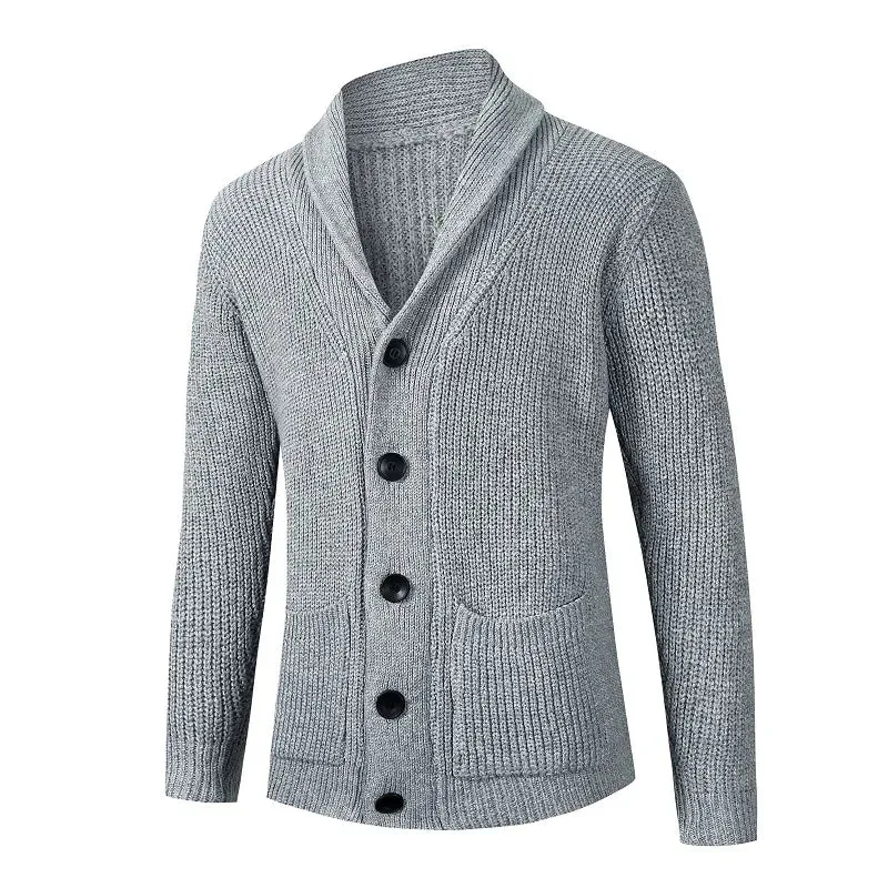 Shawl Collar Men's Cardigan