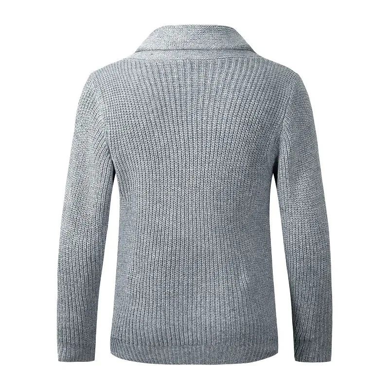 Shawl Collar Men's Cardigan