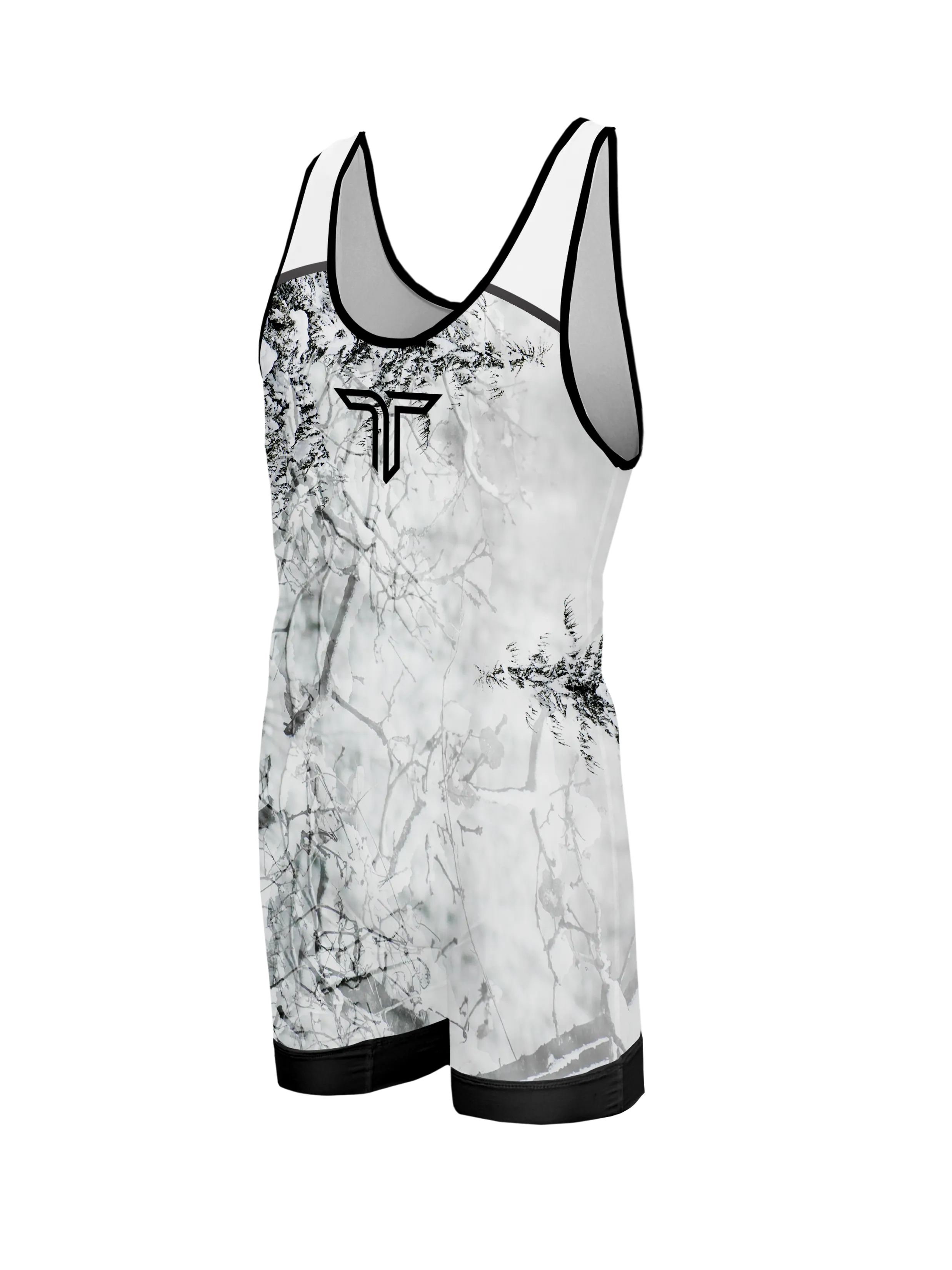 Snow Hunter Camo Wrestling Singlet