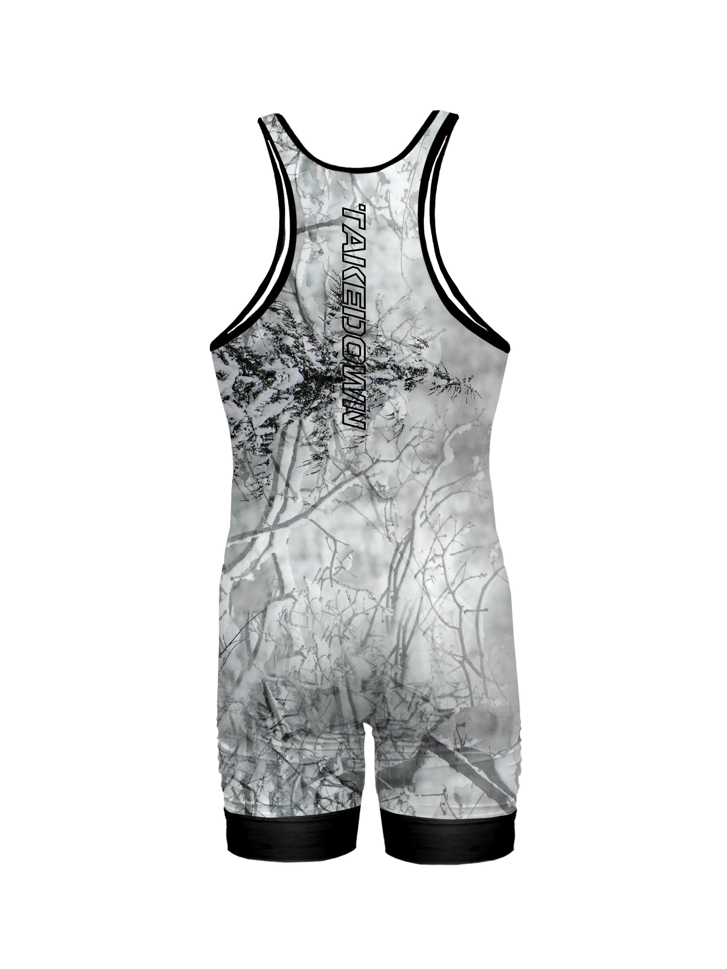 Snow Hunter Camo Wrestling Singlet