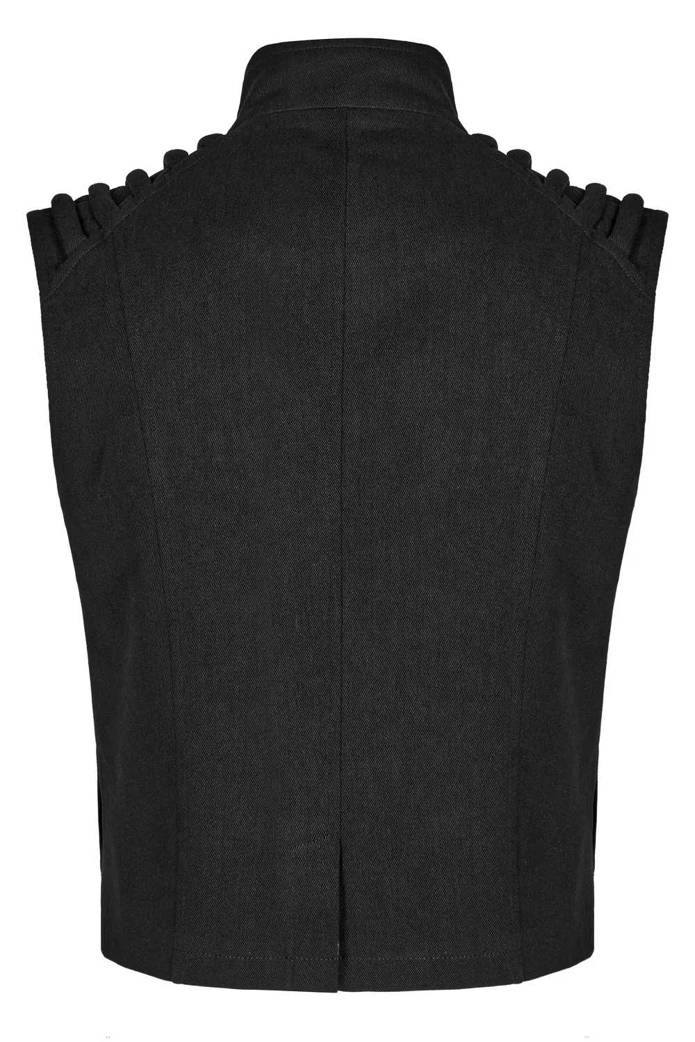 Studded Black Punk Vest - Urban Gothic Gear