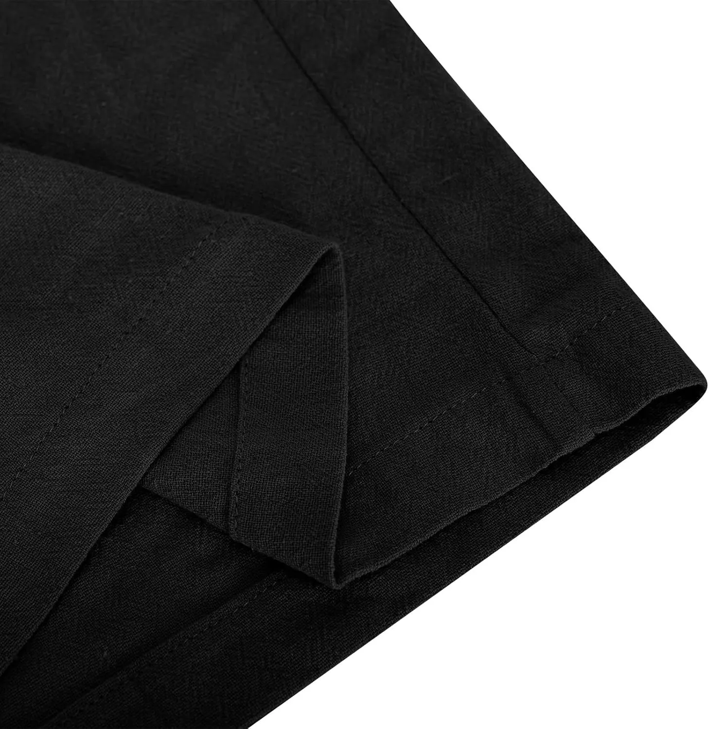 Summer Linen Pants for Women Trendy 2025 High Waisted Drawstring Lounge Trousers Flowy Boho Beach Pant Vacation Outfits