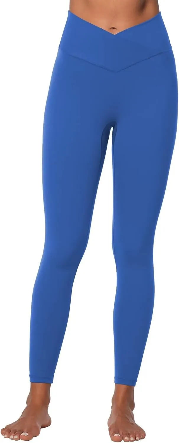 Sunzel Sunlissia Hidden Butt Lifting Scrunch Workout Leggings for Women, Crossover High Waist Yoga Pants with Tummy Control