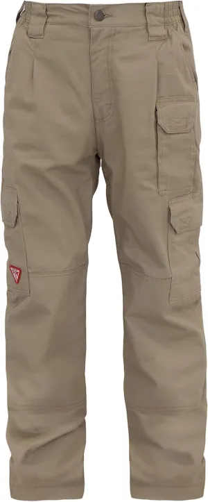 TICOMELA FR Pants for Men Flame Resistant Cargo Pants Lightweight 100% Cotton NFPA2112 7.5oz Elastic Waist Pants