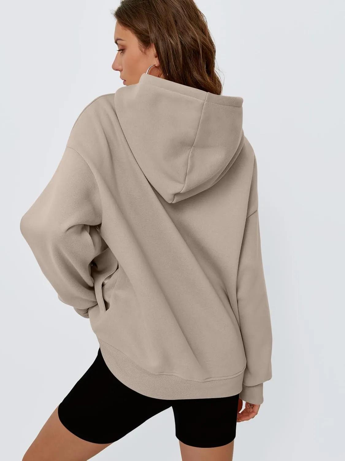 Trendy Queen Womens Oversized Hoodies Fleece Hooded Sweatshirts Casual Pullover Fall Winter Outfits Long Sleeve Tops 2025