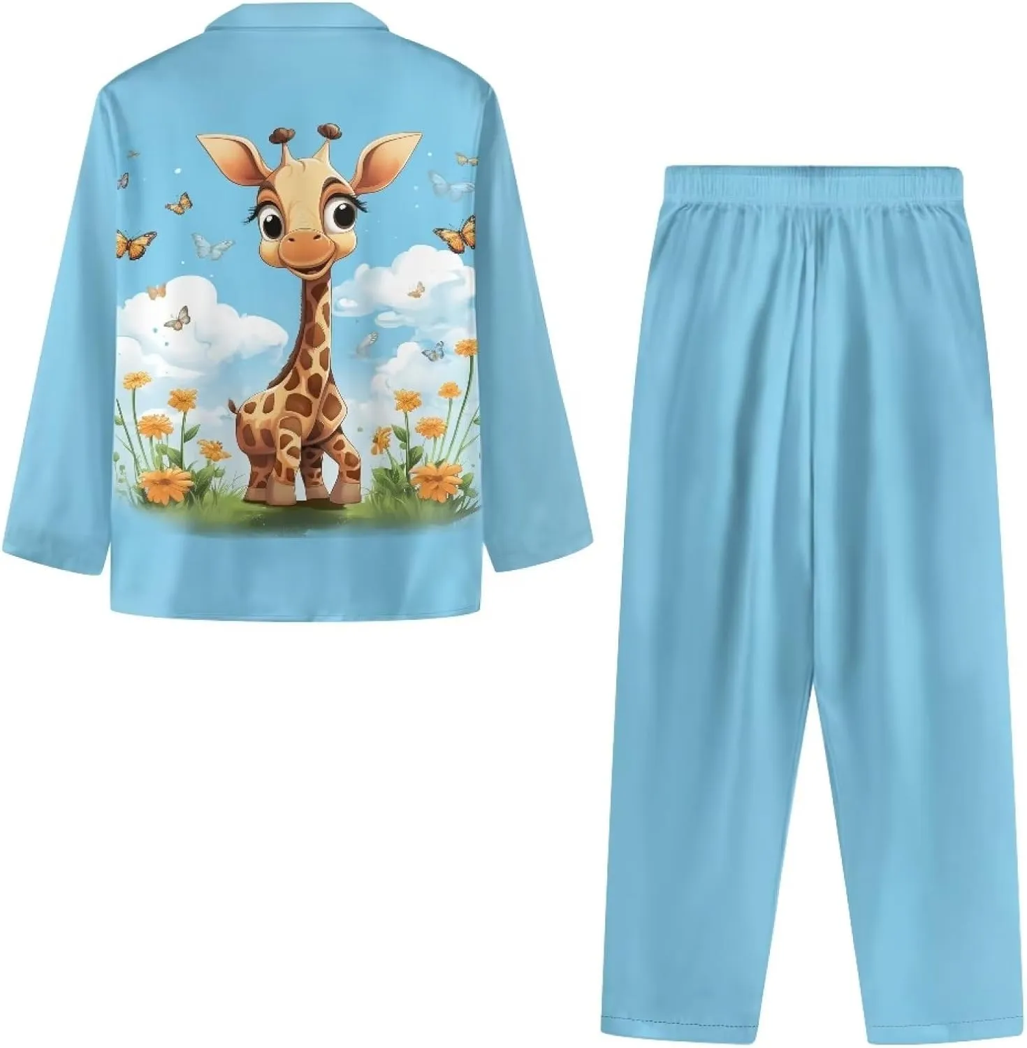 Upetstory Button Down Pajamas Sets for Women Sleepwear Long Sleeve Loungewear