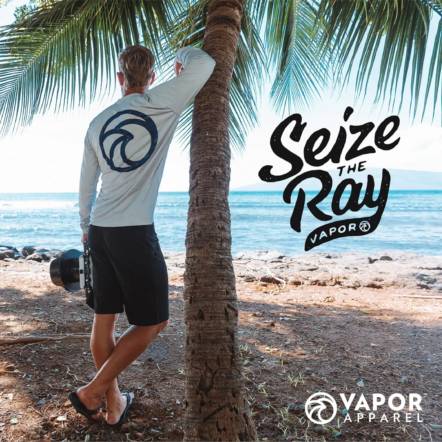 Vapor Apparel Men's Repreve UPF 50  UV Sun Protection Long Sleeve Performance T-Shirt for Outdoor Lifestyle & Sports
