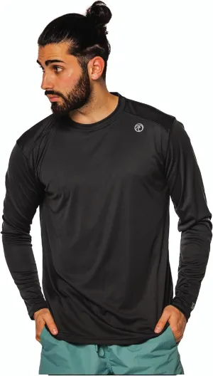 Vapor Apparel Men's Repreve UPF 50  UV Sun Protection Long Sleeve Performance T-Shirt for Outdoor Lifestyle & Sports