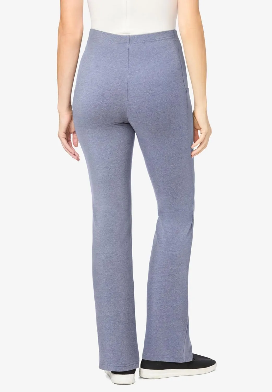 Woman Within Plus Size Pocket Bootcut Legging