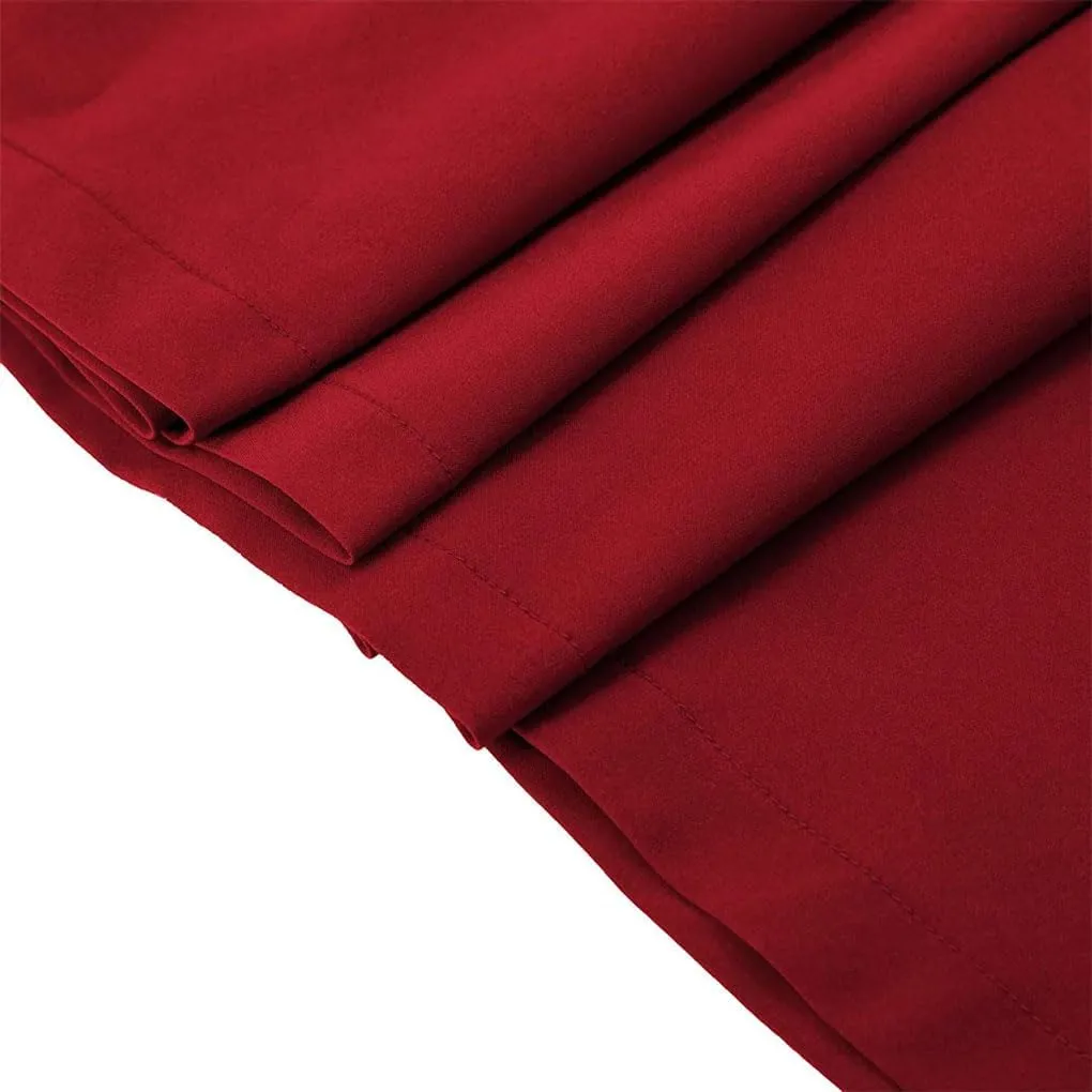 Women A-Line Vintage Casual Skirt High Waist with Pockets Pleated Skirts