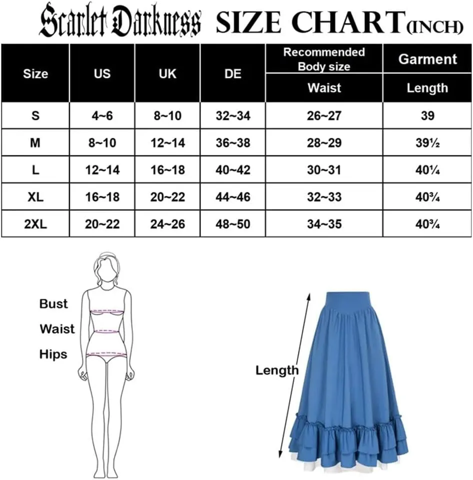 Women Vintage Skirt High Waist Midi A-Line Skirts Women Slim Fit Casual Skirt