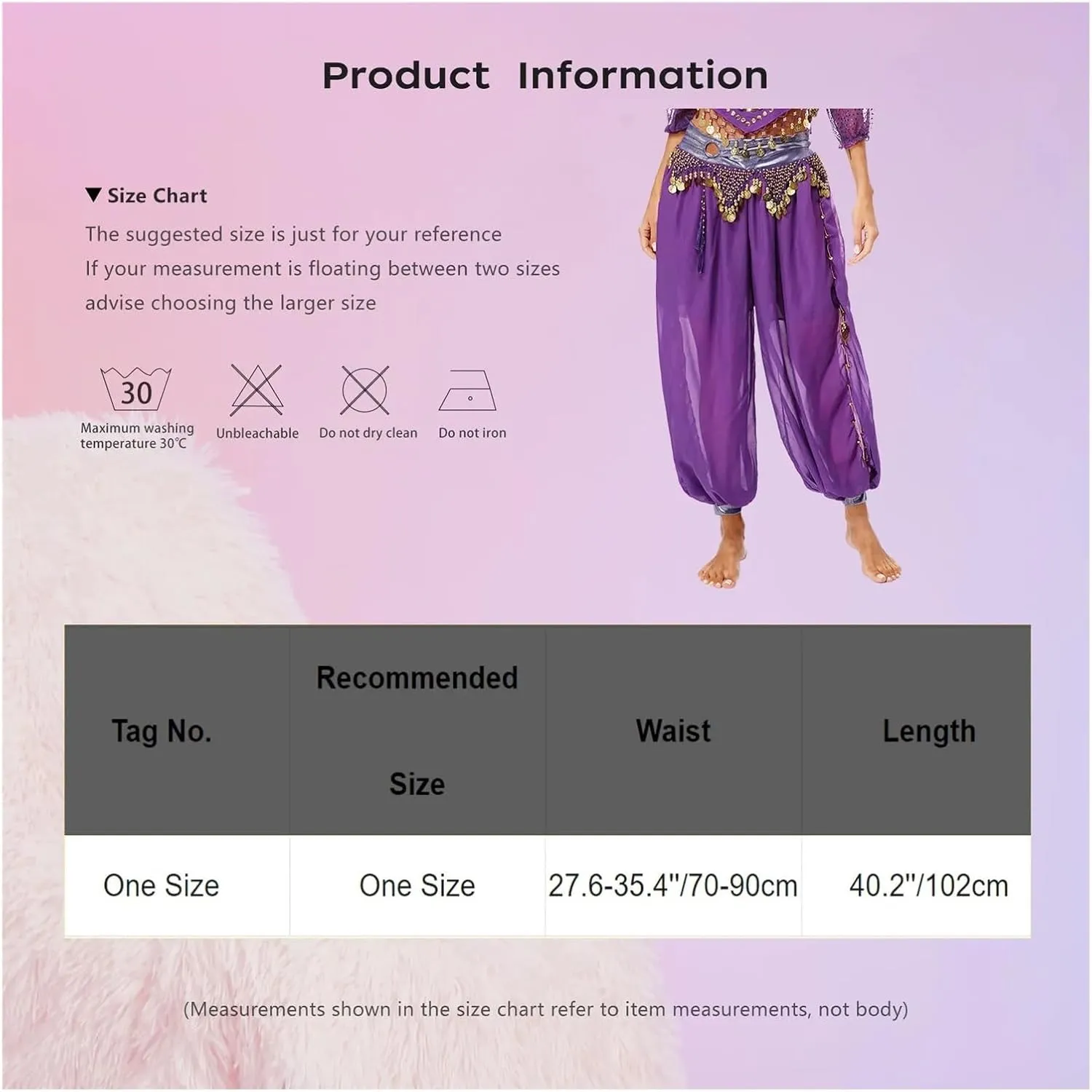 Womens Belly Dance Harem Pants Halloween Carnival Costume Sequin Tassel Trouser Dance Performance Loose Pants(White)