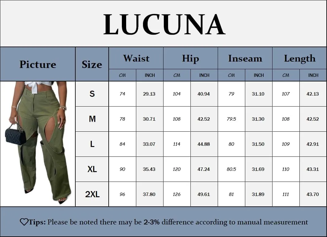 Women's Camo Cargo Pants High Waist Y2K Baggy Cut Out Straight Leg Casual Trousers Streetwear