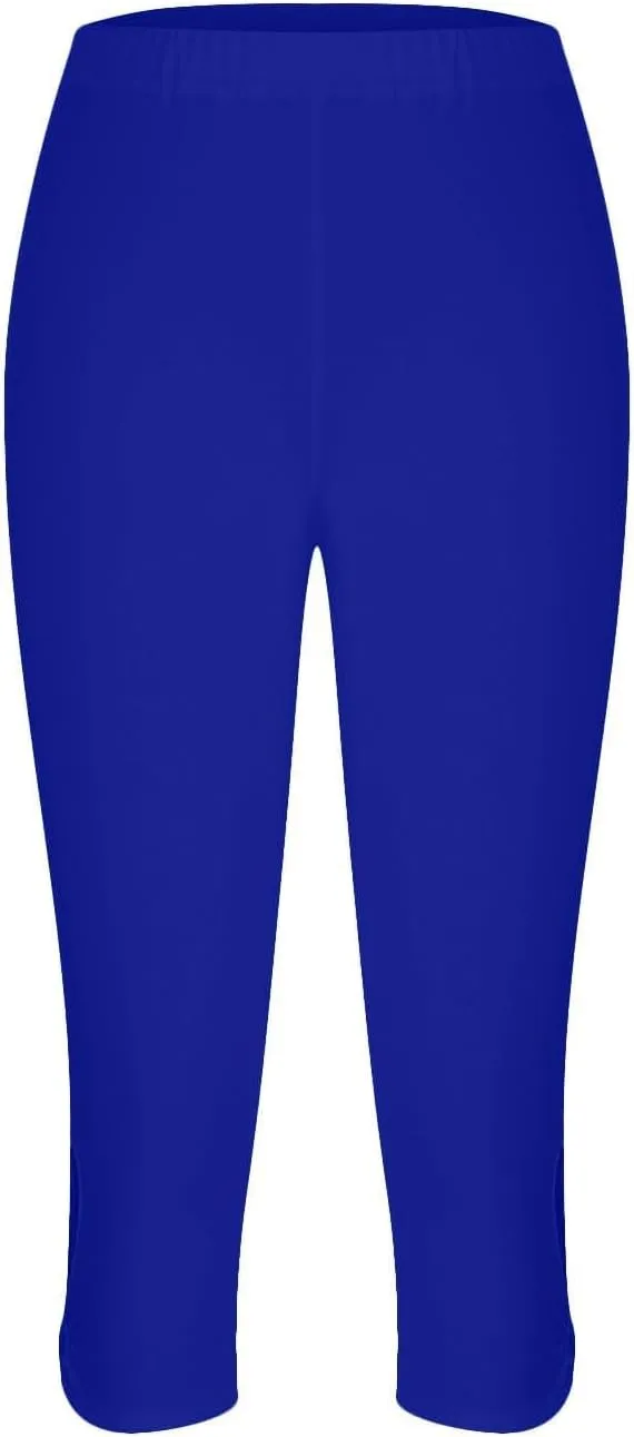 Women's Capri Pants High Waist Yoga Pants 2025 Trendy Sweatpants Spring Cropped Pants Stretchy Leggings for Summer