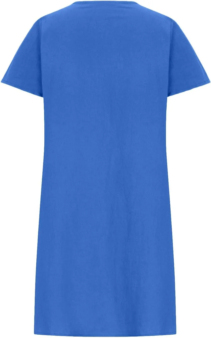 Women's Cotton Linen Midi Dress Plus Size Cap Sleeve Pleated Summer Dresses Vacation 2025 Crew Neck Casual Sundress