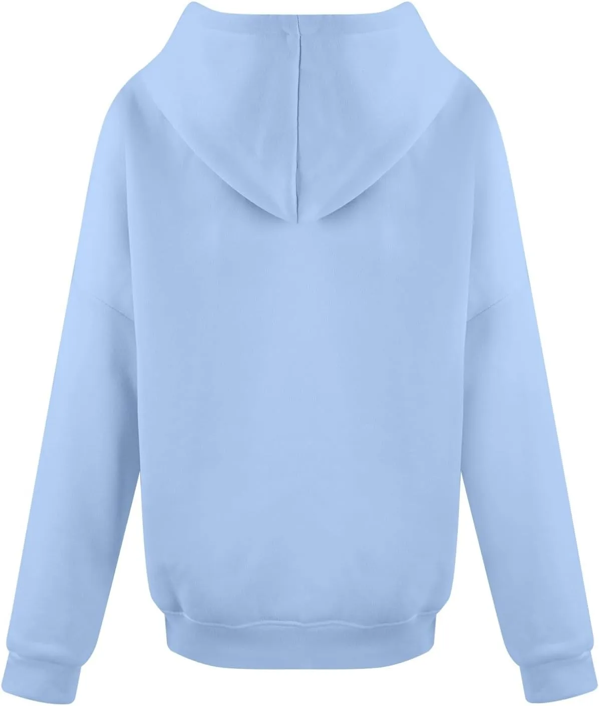 Womens Hoodies Oversized Sweatshirt Drop Shoulder Long Sleeve Fleece Hooded Pullover Sweatshirts Comfy Sweatshirts