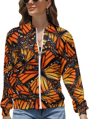 Women's Lightweight Athletic Jacket Zip Up Coat Long Sleeve Casual Sweatshirt