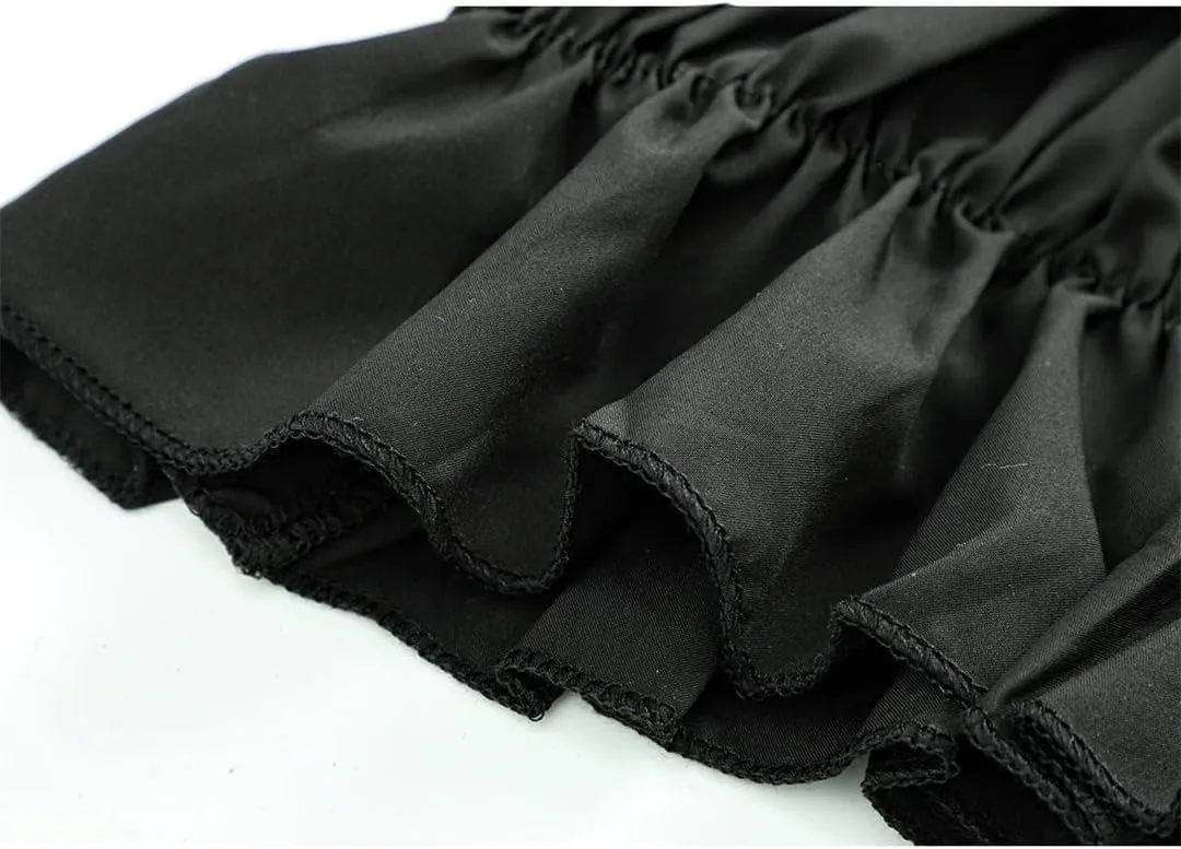 Women's Spicy Girl solid Desire Style Ruffled Bow Sleeveless Camisole Sexy Off-Shoulder Backless Short Slimming Sling Tops