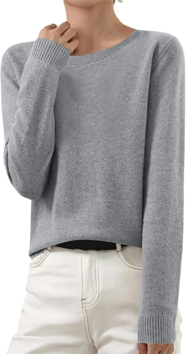Women's Sweater V-Neck Long Sleeve Oversize Womens Cardigan Knitted Outer,2024 Fall&Winter Trendy Womens Loose Tops