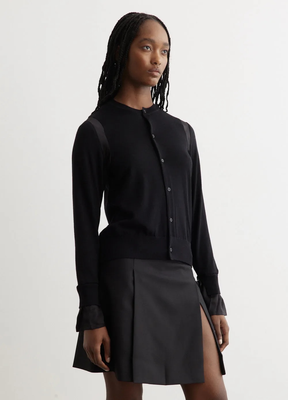 Wool Silk Cardigan