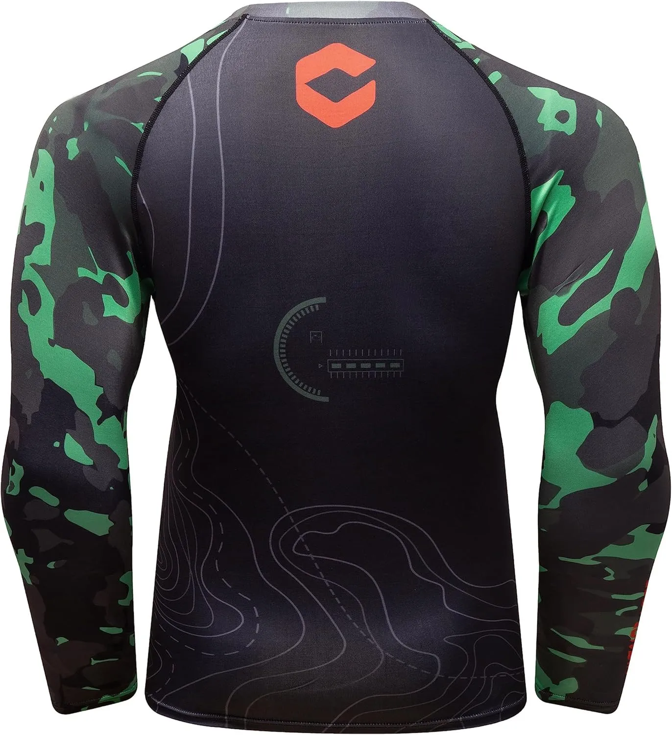 Xingfenly Long Sleeve Compression Shirt Men Quick Dry Gym Fitness Sport Male Running Workout Tights for