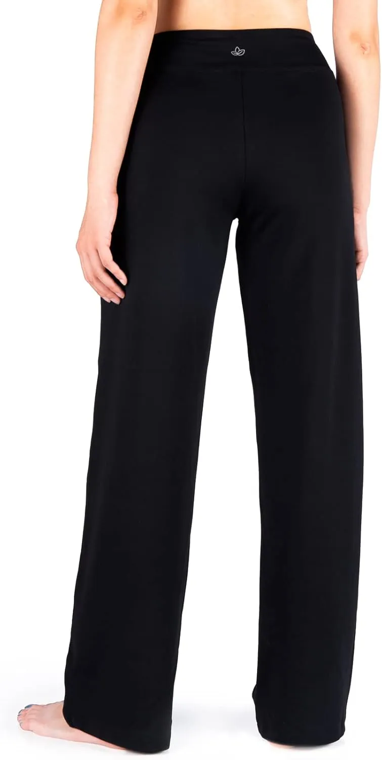 Yogipace Women's Petite/Regular/Tall Straight Leg Loose Fit Yoga Pants Lightweight Lounge Sweatpants