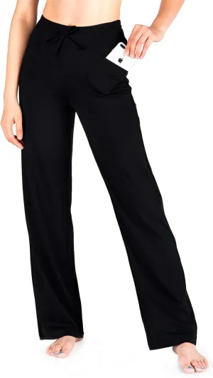 Yogipace Women's Petite/Regular/Tall Straight Leg Loose Fit Yoga Pants Lightweight Lounge Sweatpants