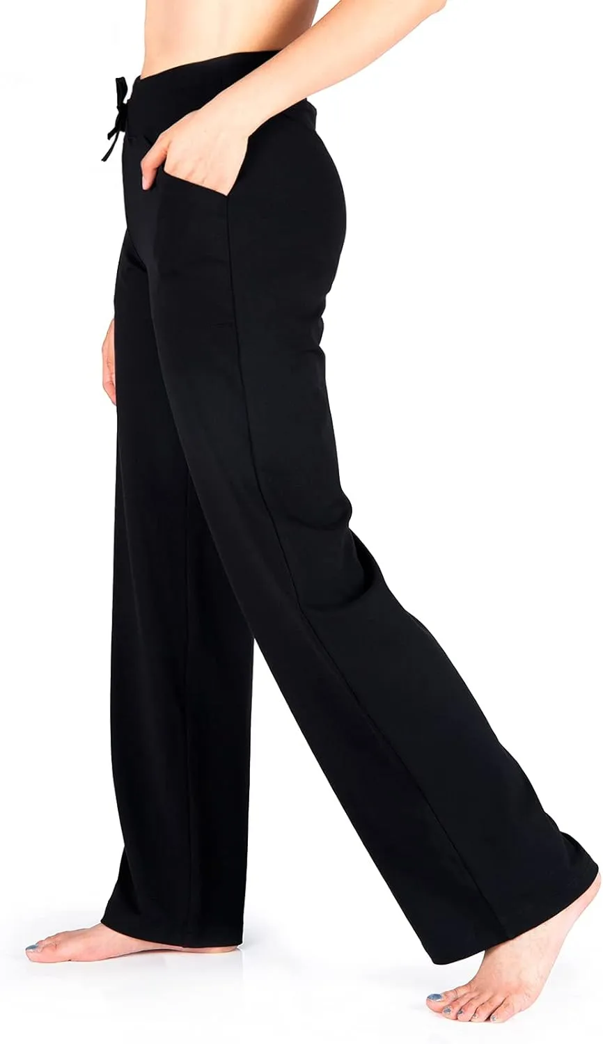 Yogipace Women's Petite/Regular/Tall Straight Leg Loose Fit Yoga Pants Lightweight Lounge Sweatpants