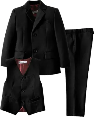 YuanLu Suits for Boys Ring Bearer Outfit Formal Vest and Pants Suit for Boy Wedding Suits Set