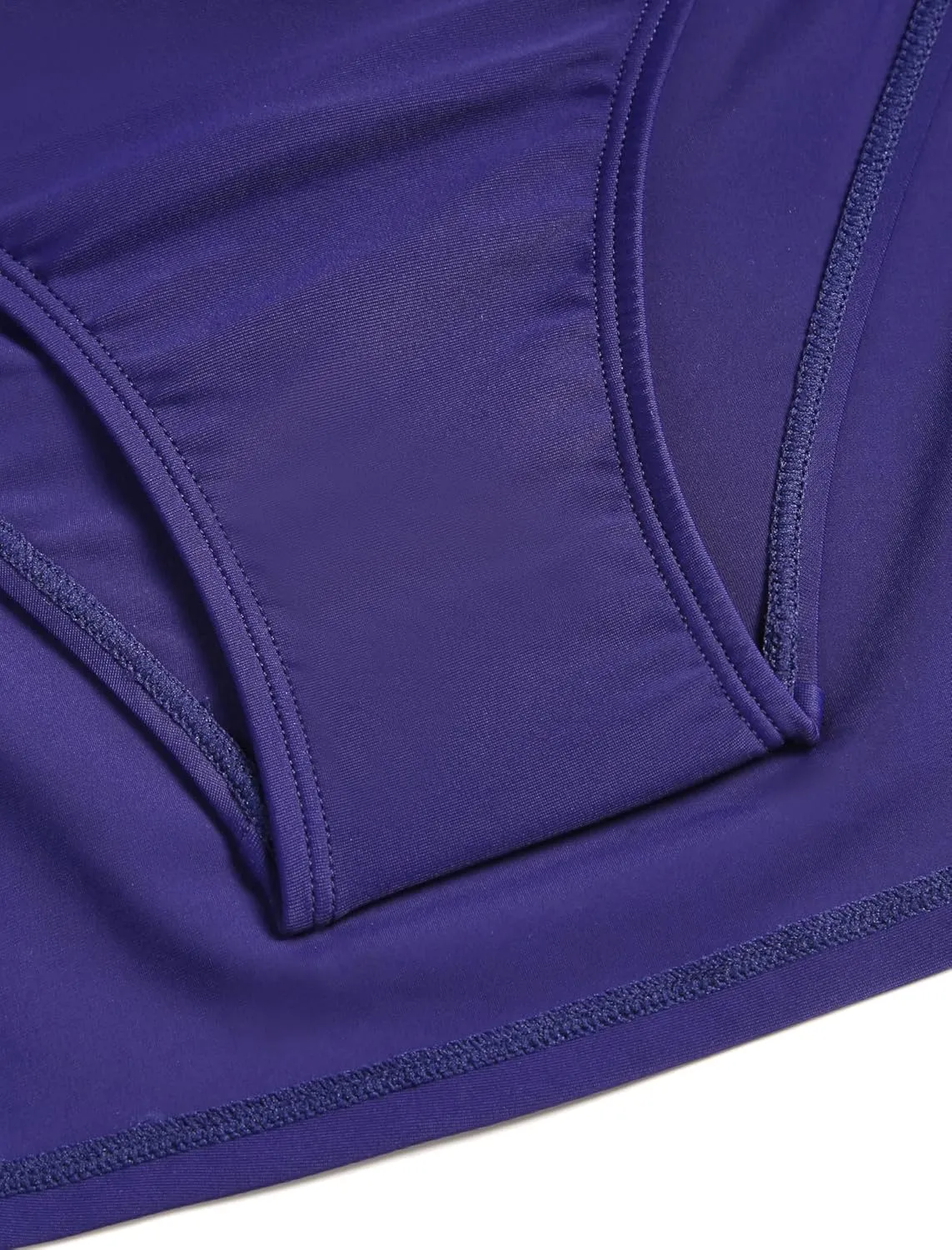 ZAFUL Womens Swim Skirt Twist Bathing Suit Skirt with Build-in Brief Mid Rise Swimsuit Bottom Skort